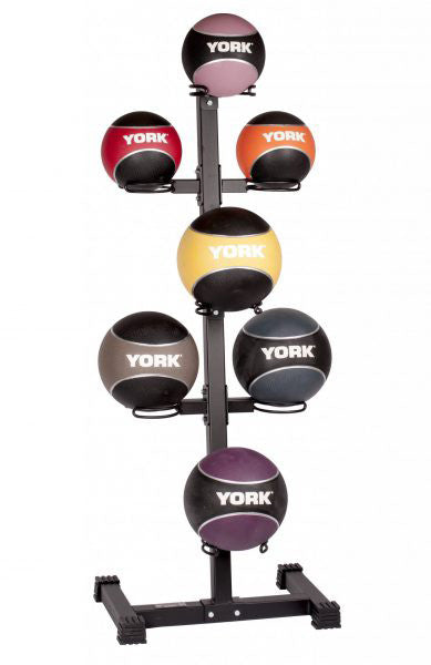 Medicine Ball Storage Rack – 7 ball – Vertical - York — view 2