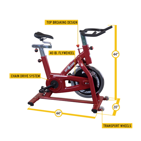 Best Fitness Chain Indoor Exercise Bike