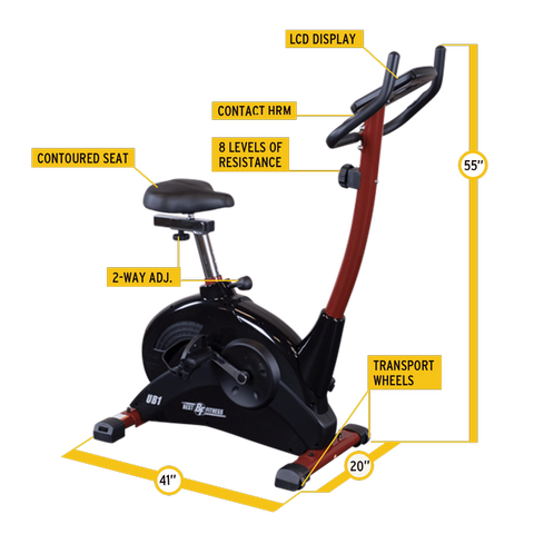 Best Fitness Upright Bike