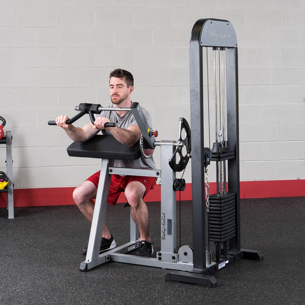 Body-Solid - Pro Select Bicep Tricep 210lb Stack — view 4