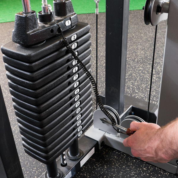 Body-Solid - Pro Select Bicep Tricep 310lb Stack — view 6