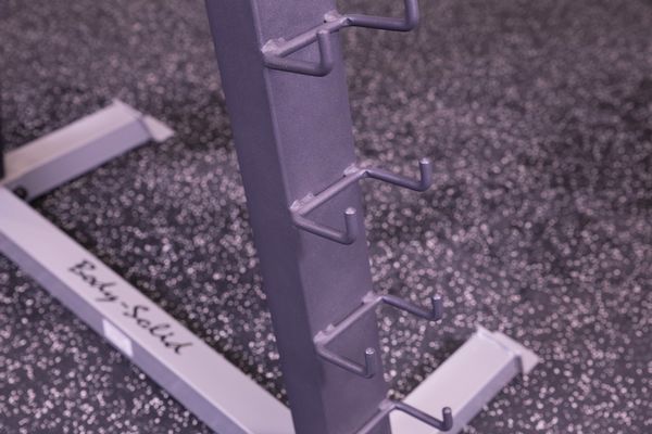 Body-Solid - 12 Pair Vinyl Rack with Rack, Includes GDR24 and pairs Vinyl Dumbbells 1-15lbs — view 3