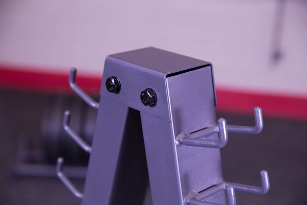 Body-Solid - 12 Pair Vinyl Rack with Rack, Includes GDR24 and pairs Vinyl Dumbbells 1-15lbs — view 5