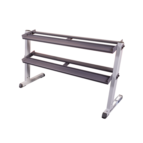 Body-Solid - 2 Tier Horizontal Dumbell Rack