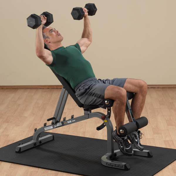Body-Solid - Flat/Incline/Decline Bench, 2"x 2", GFID31 — view 4