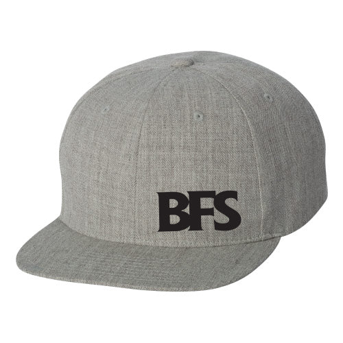BFS Wool Blend Flat Bill Snapback Cap — view 10