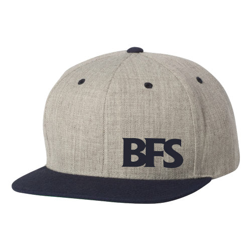 BFS Wool Blend Flat Bill Snapback Cap — view 7