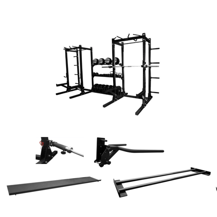 TAG Power Rack - Flat Tray Dumbbell/Slam Ball Kettlebell Tray Rack