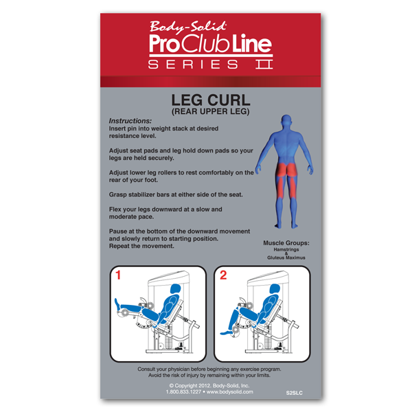 Body-Solid - PCL2 SEATED LEG CURL, 160 lb. or 235 lb. STACK — view 2