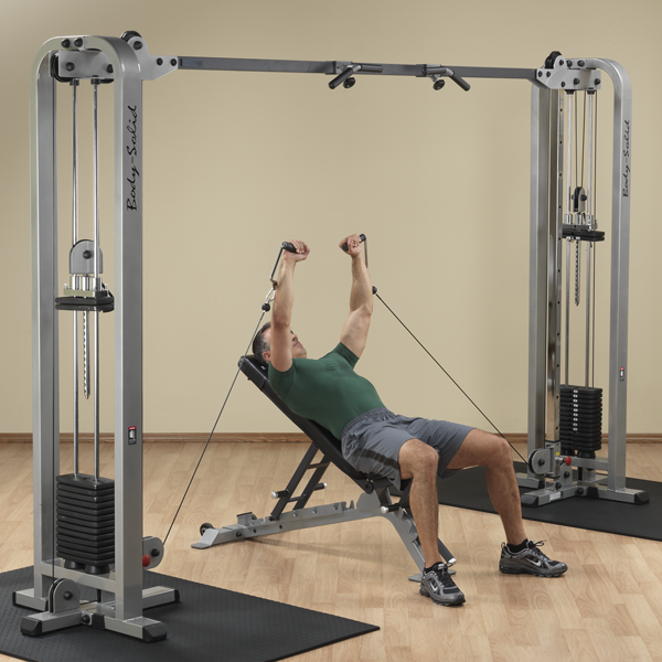 Body-Solid - Pro Club Line CABLE CROSSOVER, 2, 235LB STACKS — view 2