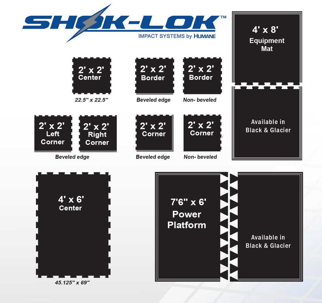 SHOK-LOK 4' x 6' x 3/4" Flooring — view 4