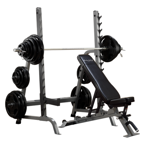 Body-Solid - Pcl Full Commercial Adjustable Olympic Package