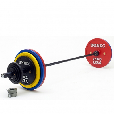 Powerlifting Set (Painted) w/OBX-20KG — 142 kg