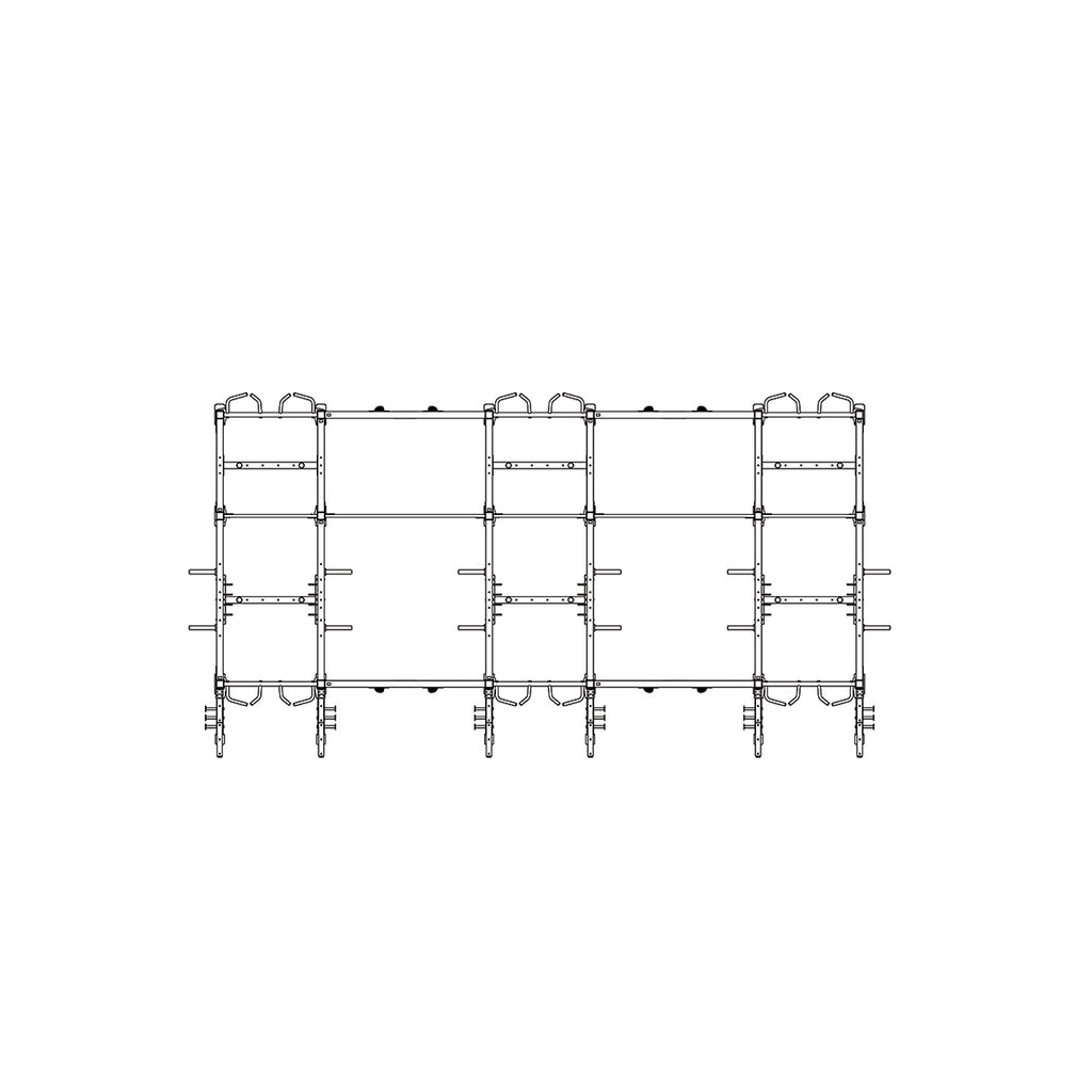Torque X-SIEGE - 24 X 10 Foot Siege Storage Combination Rack - X1 Package — view 2